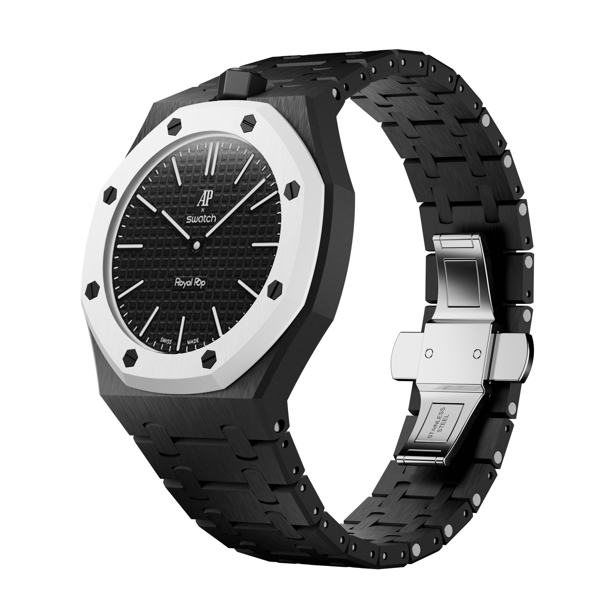 Pop Case Ceraspectra For AP x Swatch Royal Pop Ocho Negro