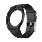 Silikonkautschukarmband für AP x Swatch Royal Pop Ocho Negro