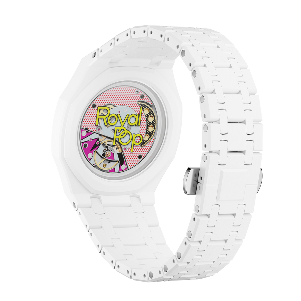 Pop Case Ceraspectra Für AP x Swatch Royal Pop Huit Blanc
