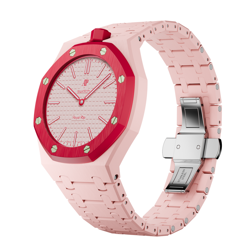 Pop Case Ceraspectra Für AP x Swatch Royal Pop Otto Rosso