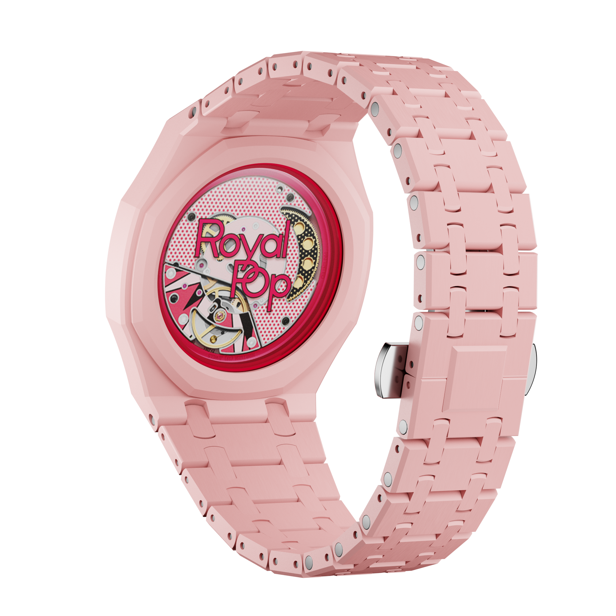 Pop Case Ceraspectra Für AP x Swatch Royal Pop Otto Rosso