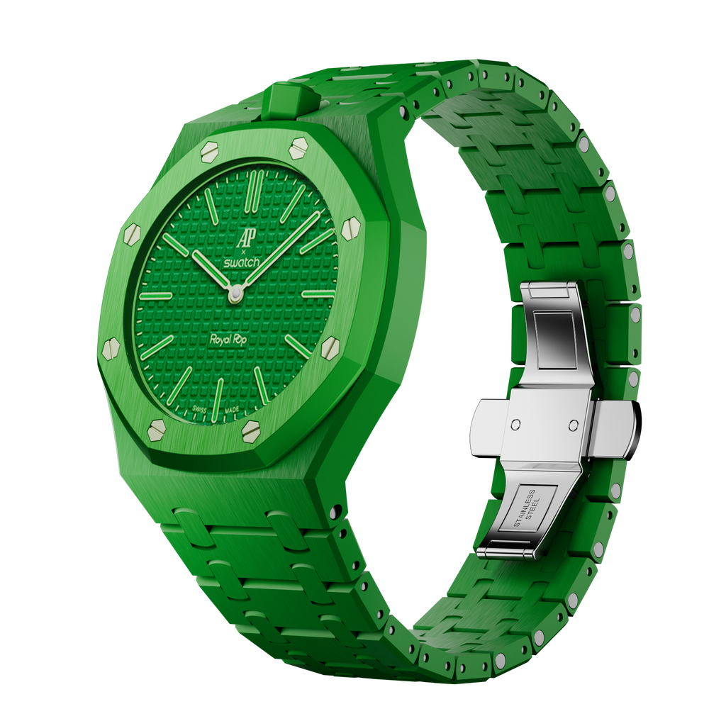 Pop Case Ceraspectra für AP x Swatch Royal Pop Green Eight