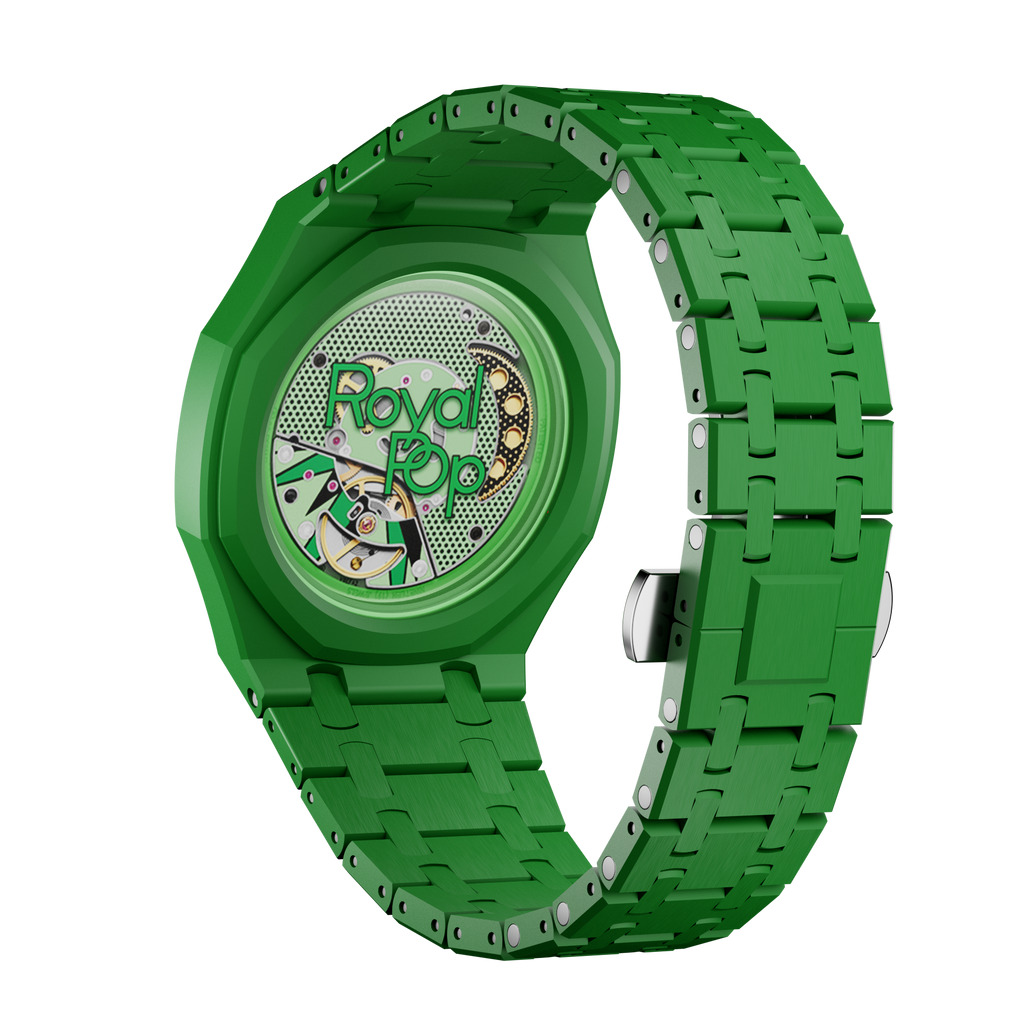 Pop Case Ceraspectra für AP x Swatch Royal Pop Green Eight