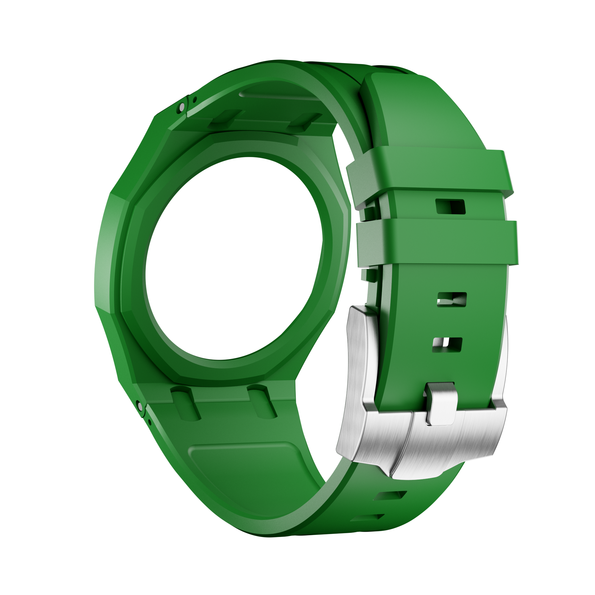Silikonkautschukarmband für AP x Swatch Royal Pop Green Eight