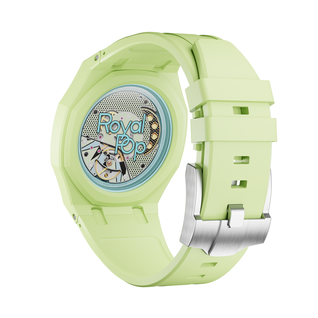 Silikonkautschukarmband für AP x Swatch Royal Pop Blaue Acht