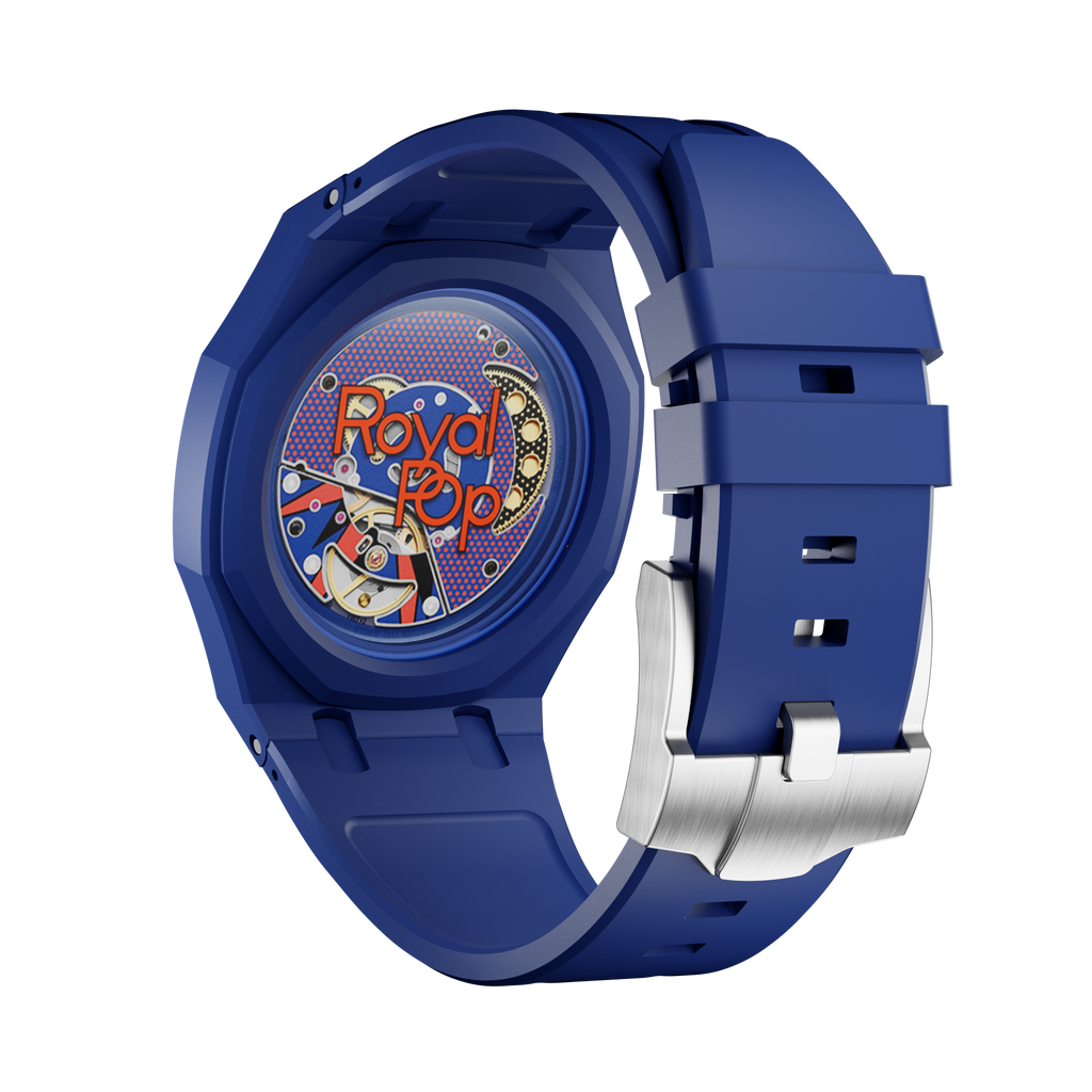 Silikonkautschukarmband für AP x Swatch Royal Pop Orenji Hachi