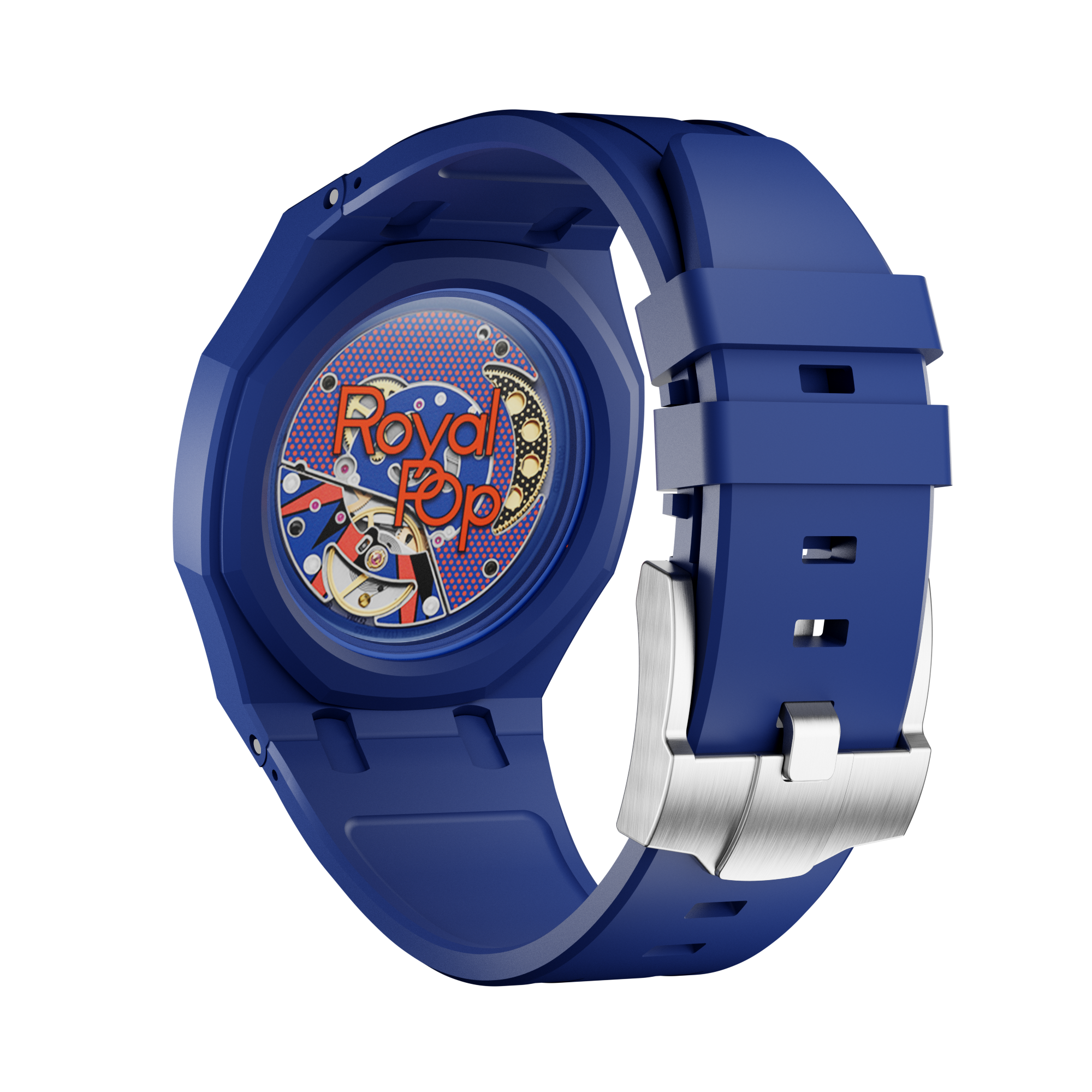Silikonkautschukarmband für AP x Swatch Royal Pop Orenji Hachi