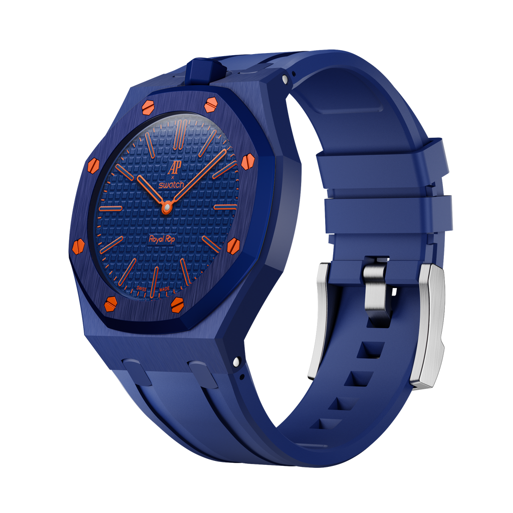Silikonkautschukarmband für AP x Swatch Royal Pop Orenji Hachi