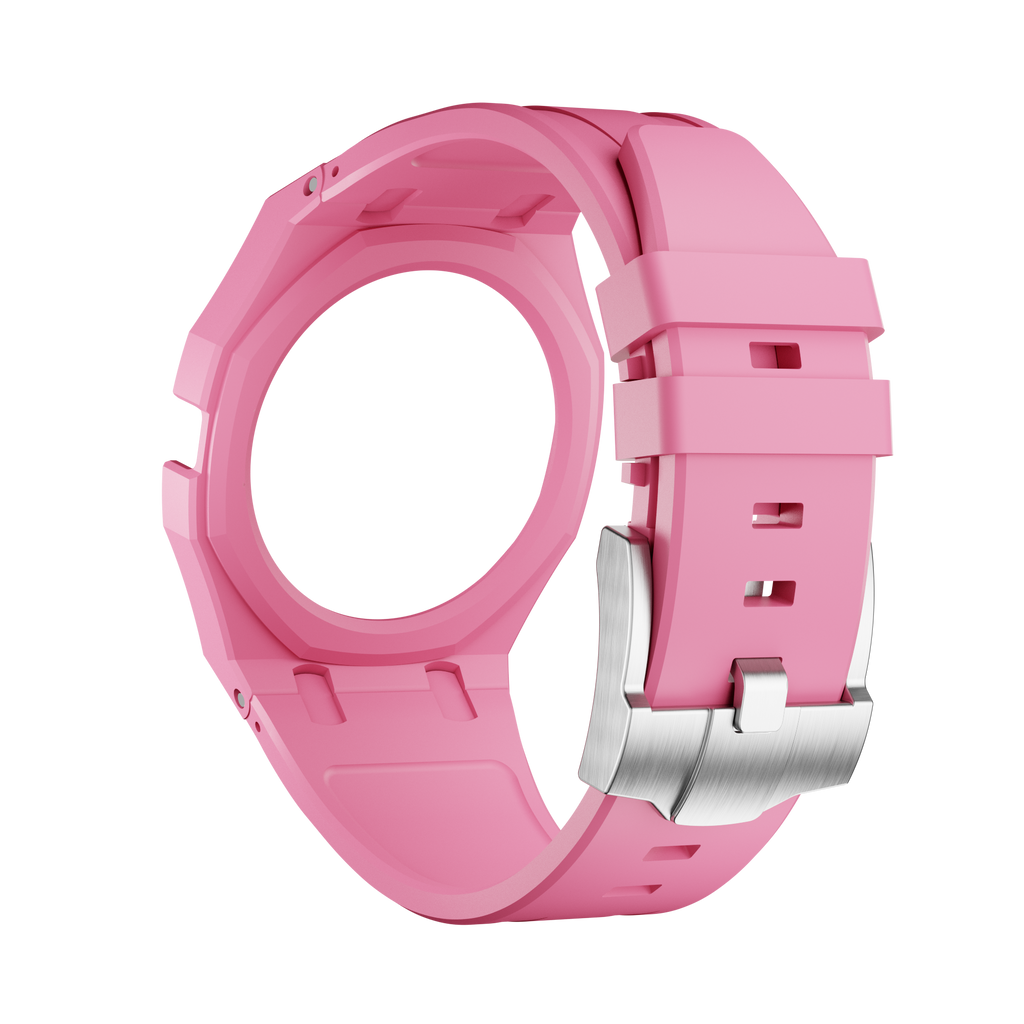 Silicone Rubber Strap For AP x Swatch Royal Pop Otg Roz