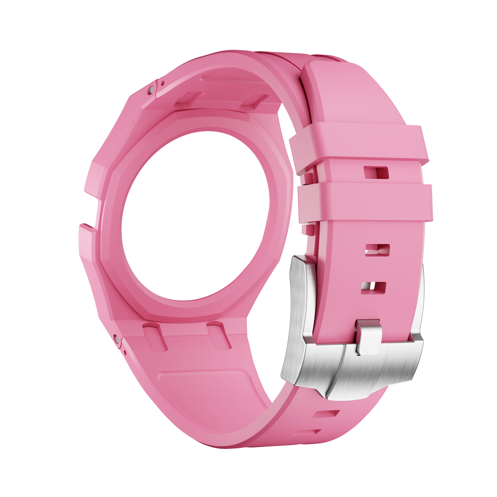 Silicone Rubber Strap For AP x Swatch Royal Pop Otg Roz