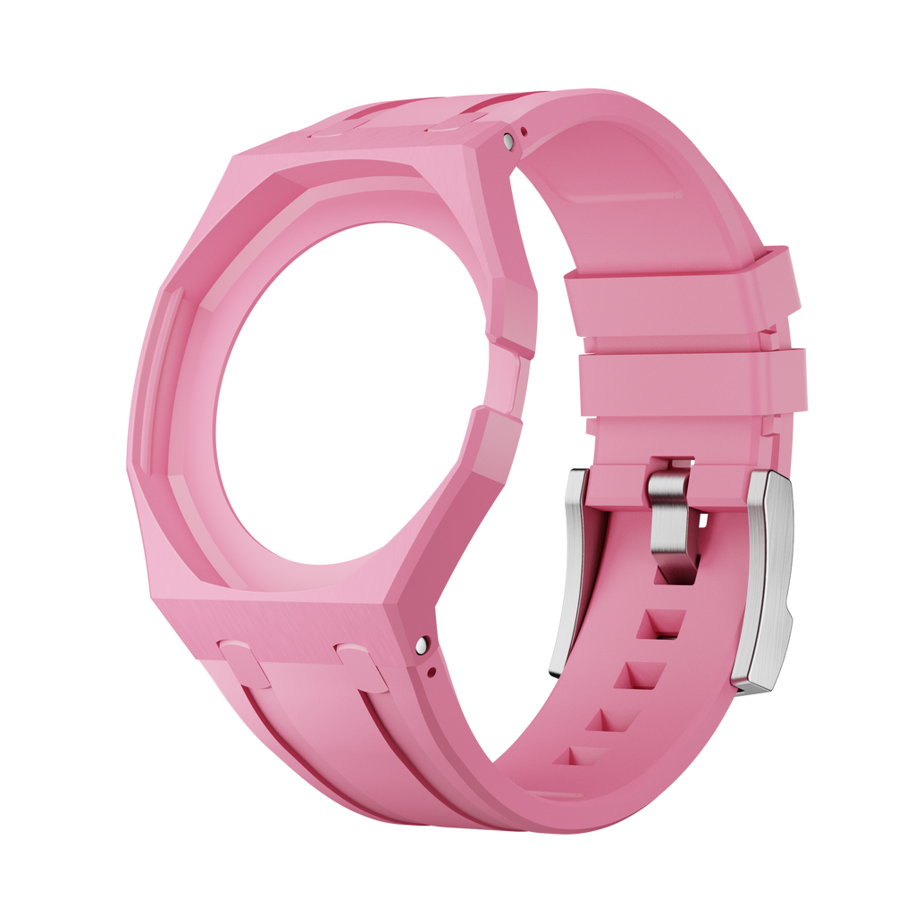 Silicone Rubber Strap For AP x Swatch Royal Pop Otg Roz