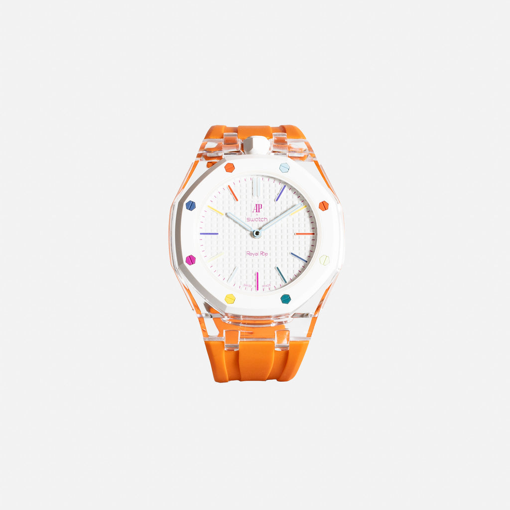 Pop Case Crystal For AP x Swatch Royal Pop Ember Orange