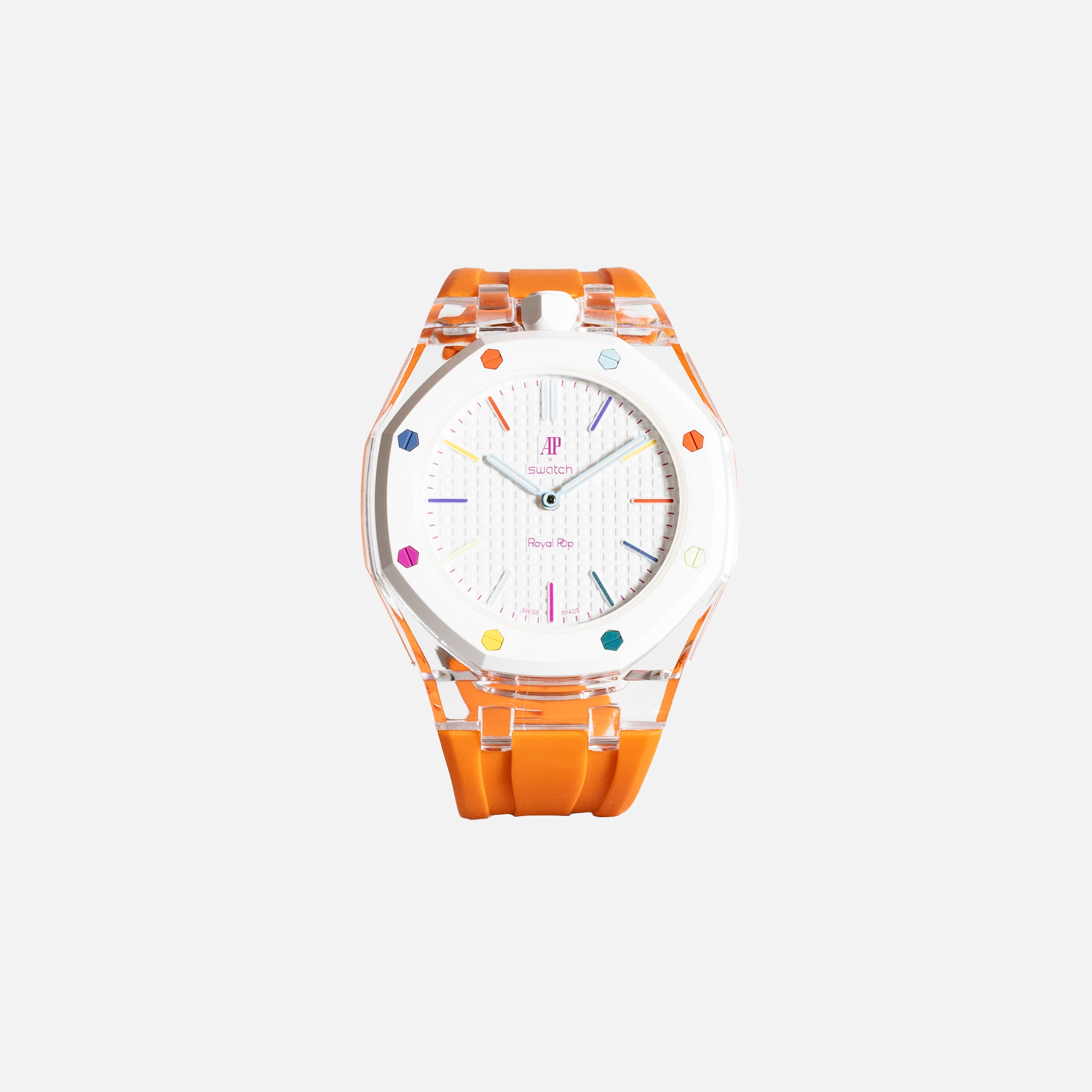 Pop Case Crystal für AP x Swatch Royal Pop Ember Orange