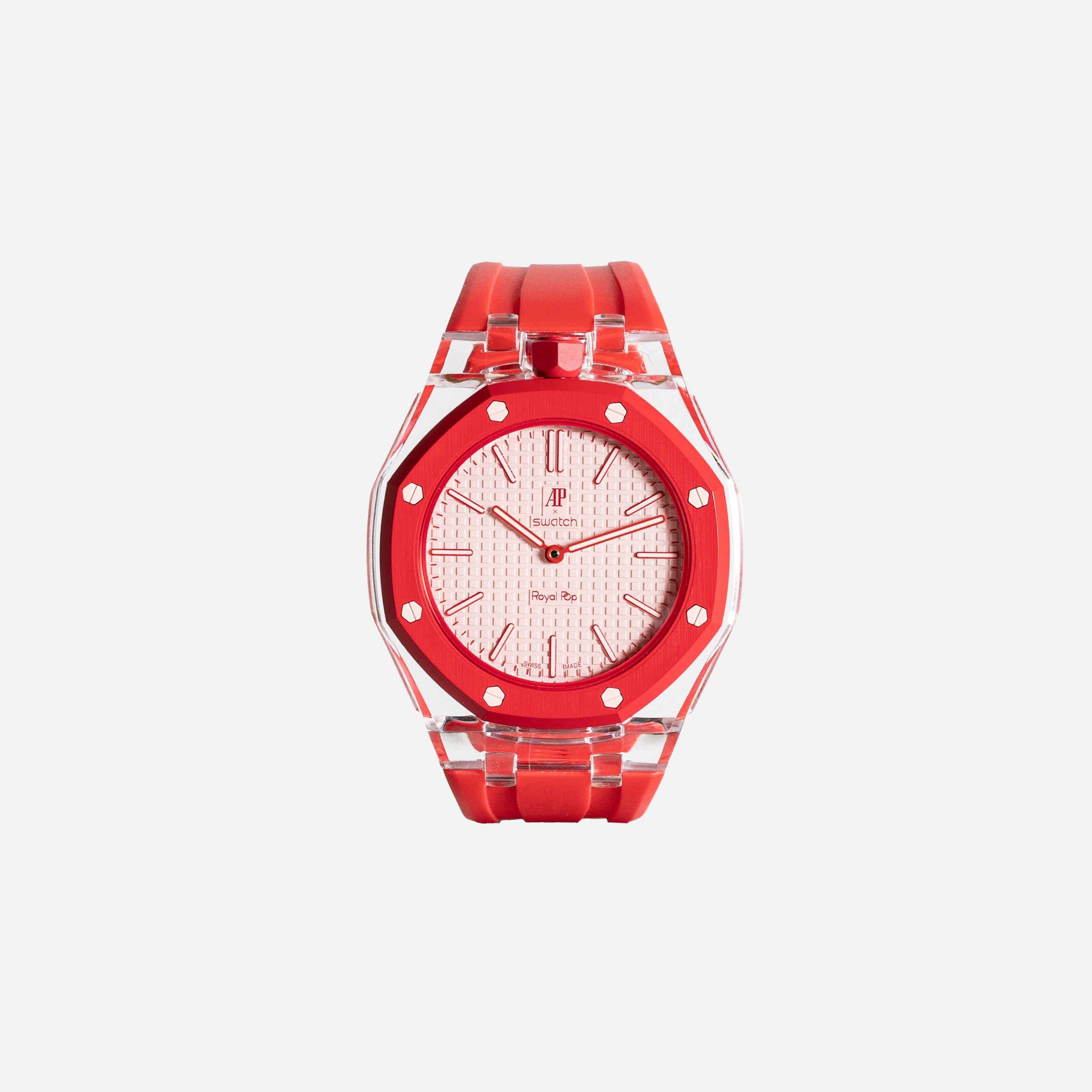 Pop Case Crystal für AP x Swatch Royal Pop Crimson Red